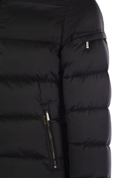 Moorer Mooring-style Down Puffer Jacket For Men In Black