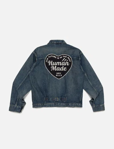 Human Made Denim Work Jacket Future In Blue/蓝色/藍色/블루/ブルー
