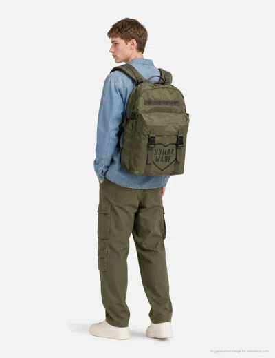 Human Made Military Backpack In Green/绿色/綠色/그린/グリーン