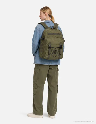 Human Made Military Backpack In Green/绿色/綠色/그린/グリーン