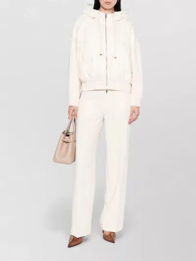 Twinset Bomber Jacket In White