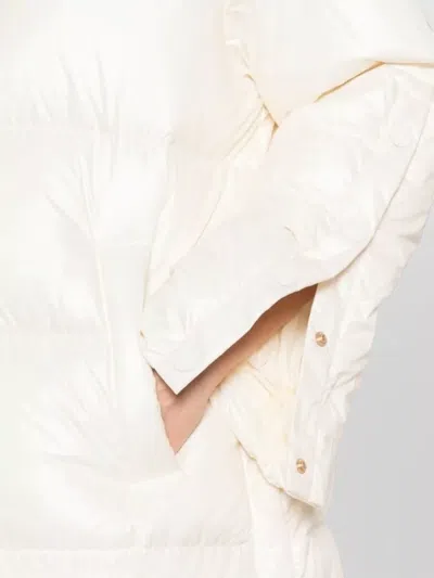 Twinset Puffer Jacket In White
