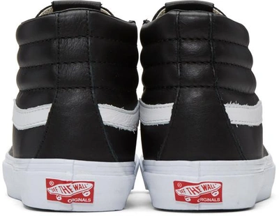 Shop Vans Black Og Sk8-hi Lx Sneakers In Vlt Black