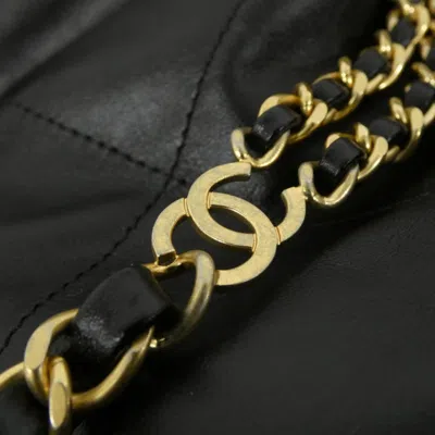 Pre-owned Chanel Black Leather Backpack ()