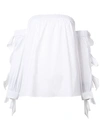 MILLY off-the-shoulder top,DRYCLEANONLY