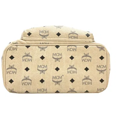 Pre-owned Mcm Beige Leather Backpack ()