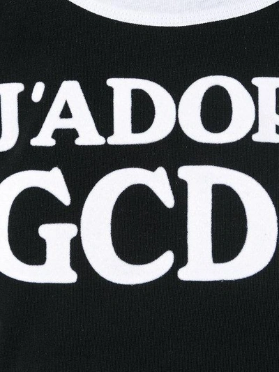Shop Gcds Logo Cropped T In Black