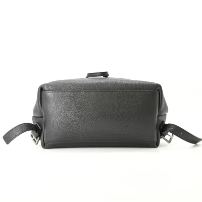 Pre-owned Saint Laurent Black Leather Backpack ()