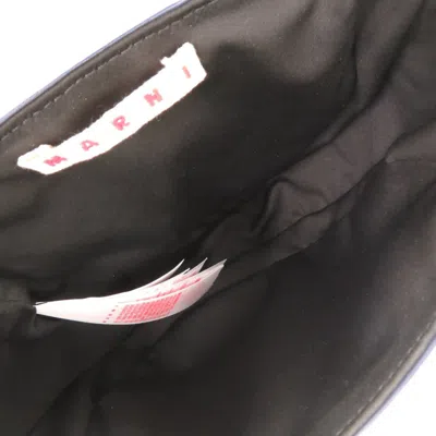 Pre-owned Marni Navy Polyester Shoulder Bag ()