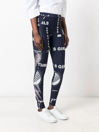 Shop Stella Mccartney Thanks Girls Printed Leggings