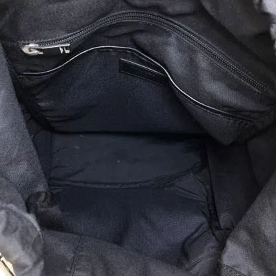 Pre-owned Saint Laurent Black Canvas Backpack ()