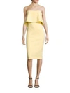 Likely Driggs Strapless Dress In Buttercup