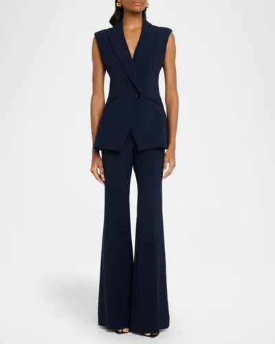 Veronica Beard Ciel Tailored Vest In Multi