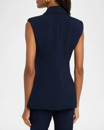 Veronica Beard Ciel Tailored Vest In Multi