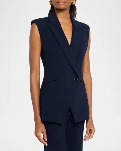 Veronica Beard Ciel Tailored Vest In Multi