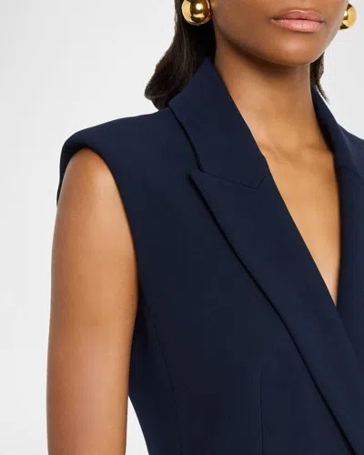 Veronica Beard Ciel Tailored Vest In Multi