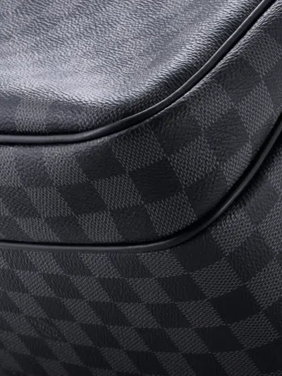 Pre-owned Louis Vuitton Michael Nm Damier Graphite Backpack In Black