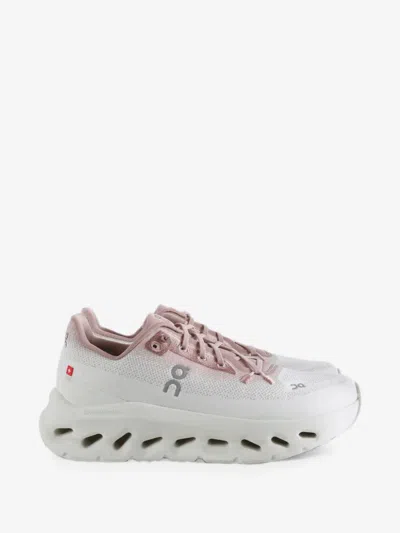 On Cloudtilt Tech Fabric Cushied Sole Sneakers In White