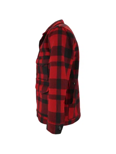 Filson Mackinaw Cruiser Check-pattern Jacket In Multi