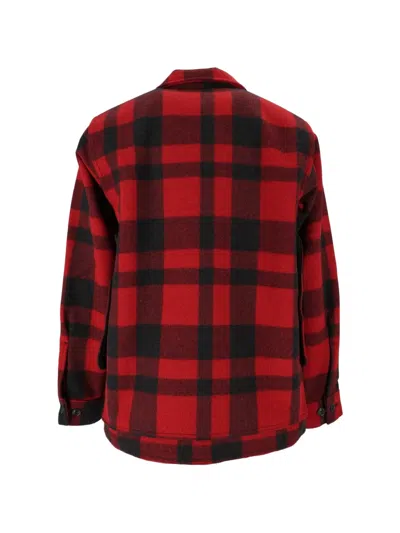 Filson Mackinaw Cruiser Check-pattern Jacket In Multi