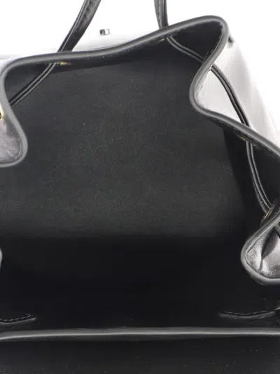 Pre-owned Celine Bonnie Leather Backpack In Black