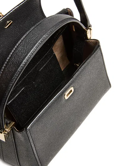 Valextra Doublehandle Bag In Black