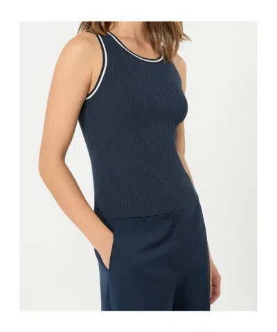 Weekend Max Mara Sleeveless Vest In Blue