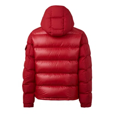 Moncler Maya Jacket Quilted Nylon Down Jacket In Red