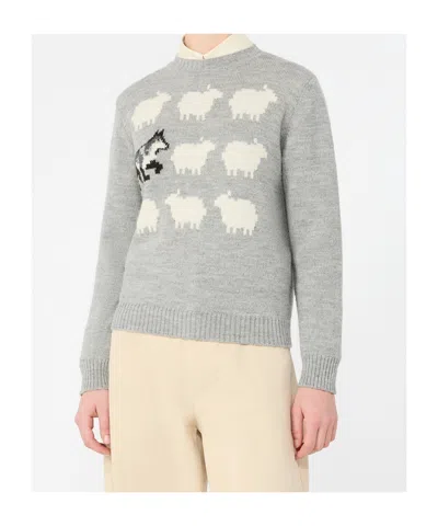 Weekend Max Mara Alpaca And Wool-blend Yarn Sweater In Gray