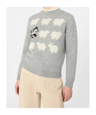 Weekend Max Mara Alpaca And Wool-blend Yarn Sweater In Gray