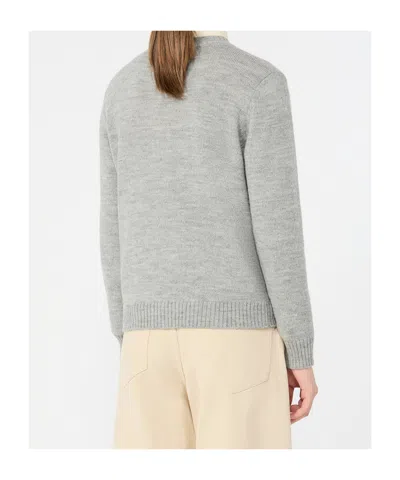 Weekend Max Mara Alpaca And Wool-blend Yarn Sweater In Gray