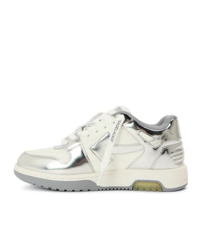 Off-white Metallicpanel Lowtop Sneaker In White