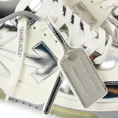 Off-white Metallicpanel Lowtop Sneaker In White