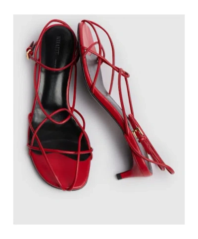 Khaite Ankle Strap Sandals In Multi