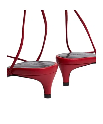 Khaite Ankle Strap Sandals In Multi