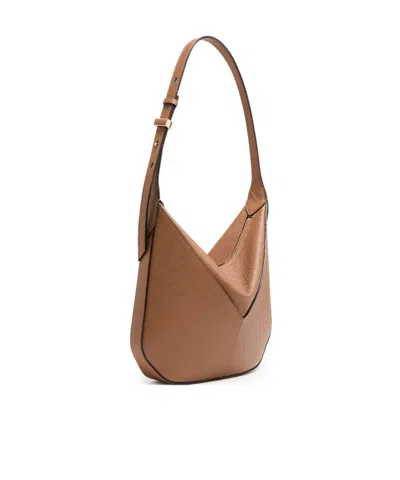 Valextra Solid Color Mini Bag In Brown