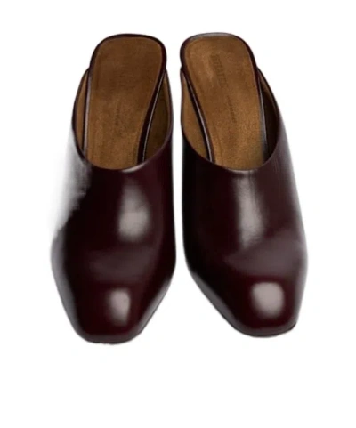 Khaite Closed-toe Mules With Spool Heel In Multi
