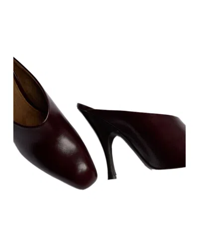 Khaite Closed-toe Mules With Spool Heel In Multi