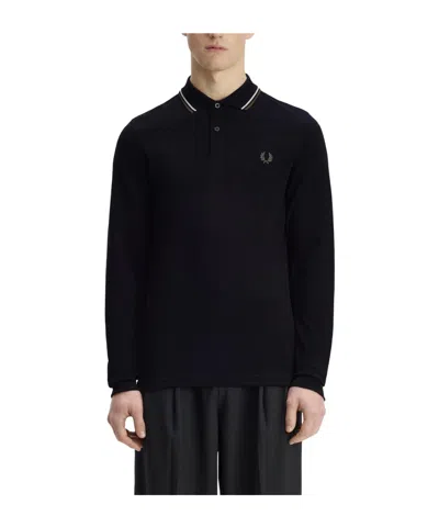 Fred Perry Solid Color Polo Shirt In Multi