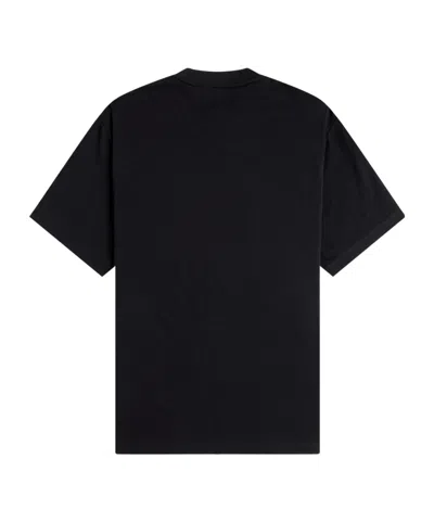Fred Perry Printed T-shirt In Black