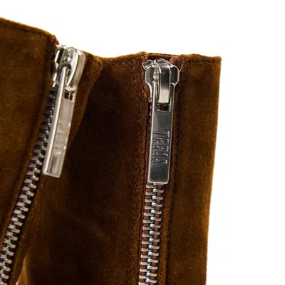 Paris Texas Blockheel Ankle Boot In Brown
