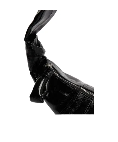 Lemaire Longstrap Shoulder Bag In Black