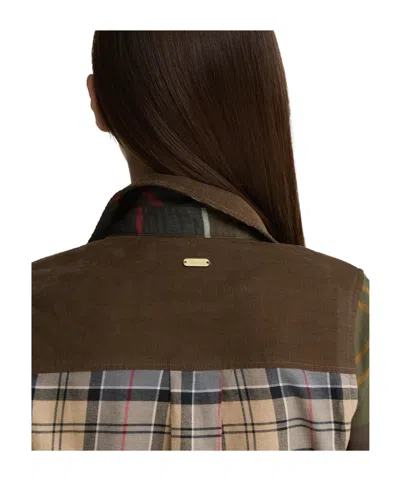 Barbour Patchworkplaid Flannel Shirt In Multi