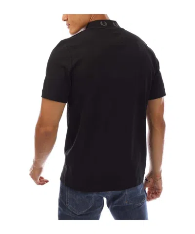 Fred Perry Solid Color T-shirt In Black