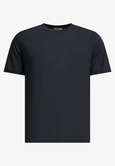 Herno Basic Jersey T-shirt In Black