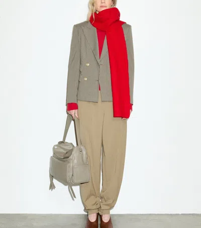 Max & Co . Double-breasted Blazer In Beige