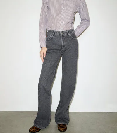 Max & Co . Straight Jeans In Grey