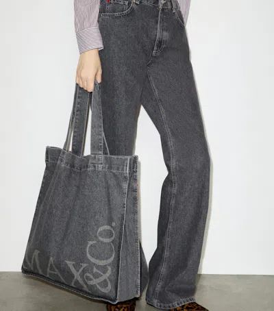 Max & Co . Straight Jeans In Grey