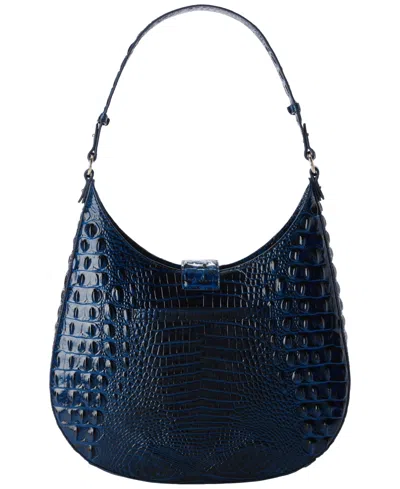 Brahmin Fallon Melbourne Medium Leather Shoulder Bag In Anchor