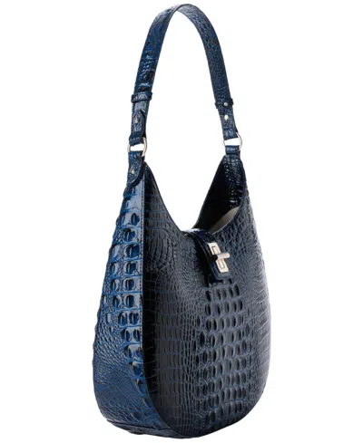 Brahmin Fallon Melbourne Medium Leather Shoulder Bag In Anchor